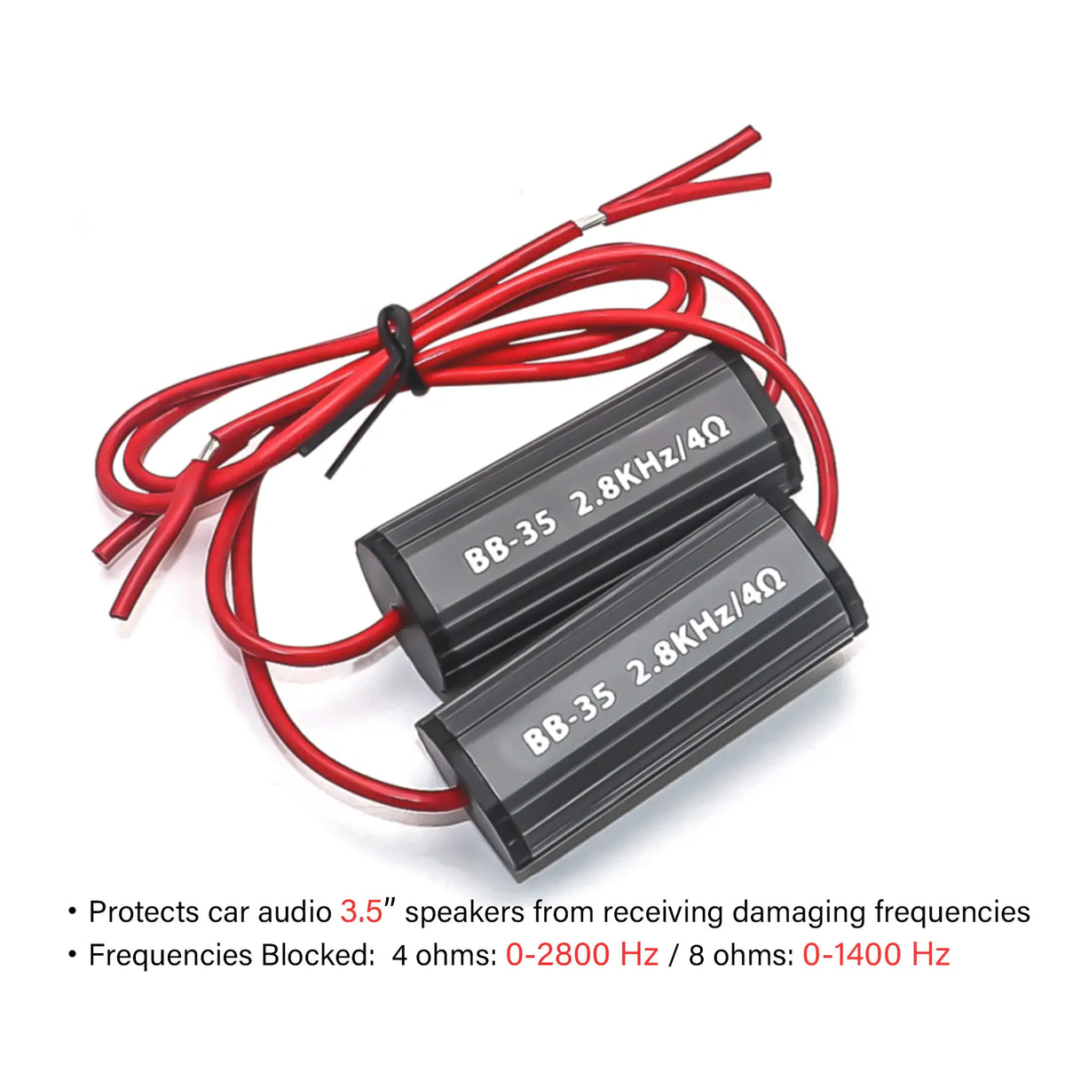 Recoil BB-35 Bass Blockers for 3.5" Speakers