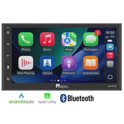 Aerpro AM705 6.8" Multimedia Receiver with Wireless and Wired Apple CarPlay & Android Auto