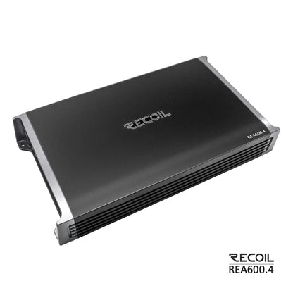 Recoil REA600.4 600 Watts Class A/B 4 Channel Amplifier