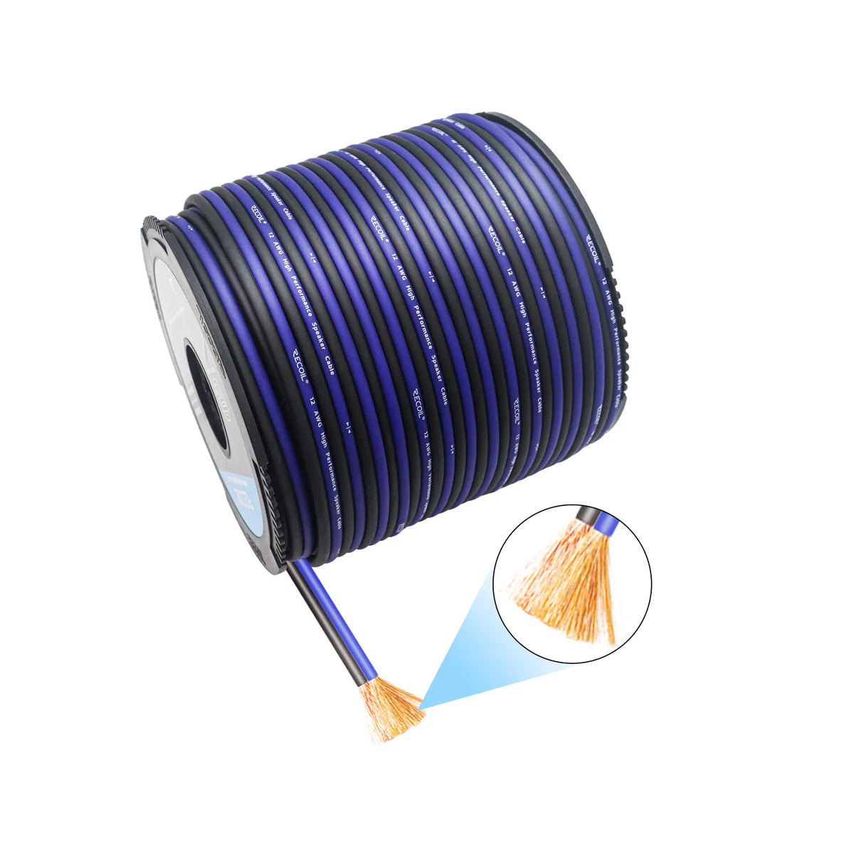 Recoil RS12-200 Echo Series Spool Wire 200 Ft 12 AWG