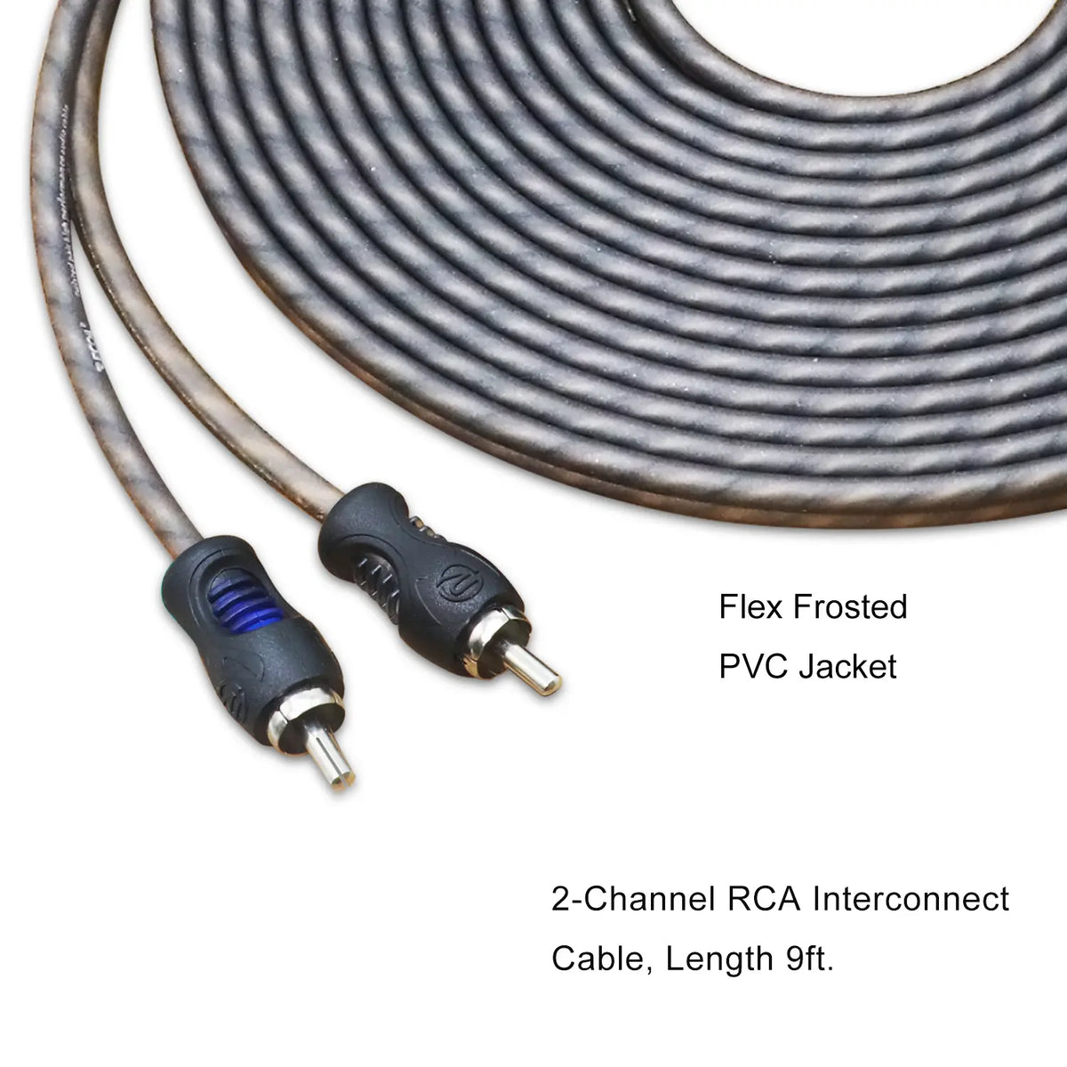 Recoil RCI212 ECHO SERIES RCA interconnect cable 2-CHANNEL 12ft (3.6M)