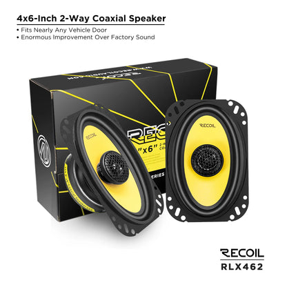 Recoil RLX462 Level-3 Series 2-Way 4X6" Coaxial Speaker