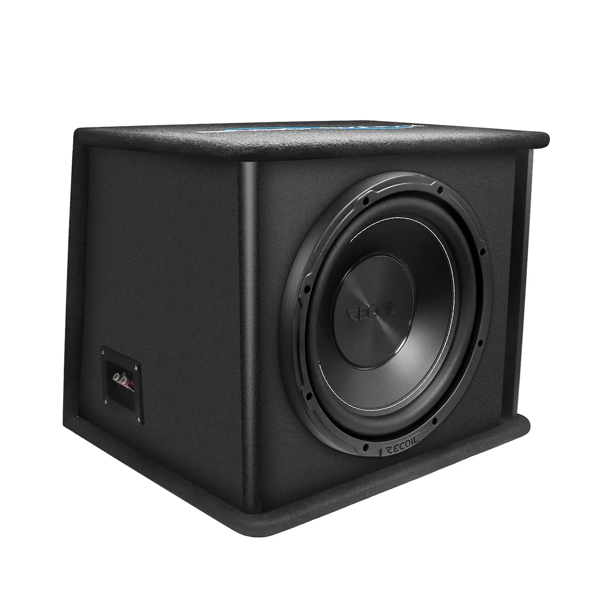 Recoil RS10 Echo Series Single 10" Preloaded Subwoofer Enclosure with Port Design. Peak 500W