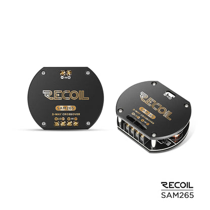Recoil SAM265 Premium L-1 Series 6.5" 2-Way Component Speakers with crossovers