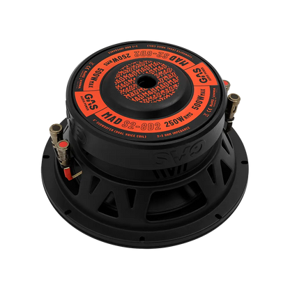 GAS MAD S2-8D2 Subwoofer 8" 2x2 Ohm