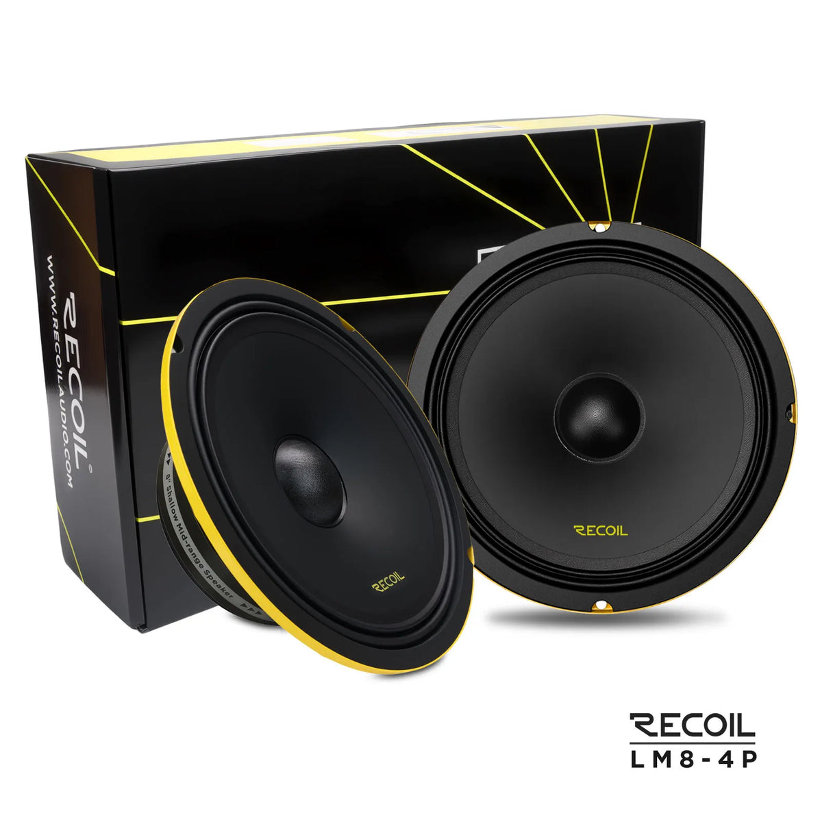 Recoil LM8-4P Pro Audio Midrange Speaker Peak Power 320 Watts