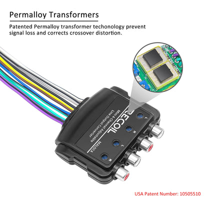 Recoil MALOC4 4-CH Line Output Converter