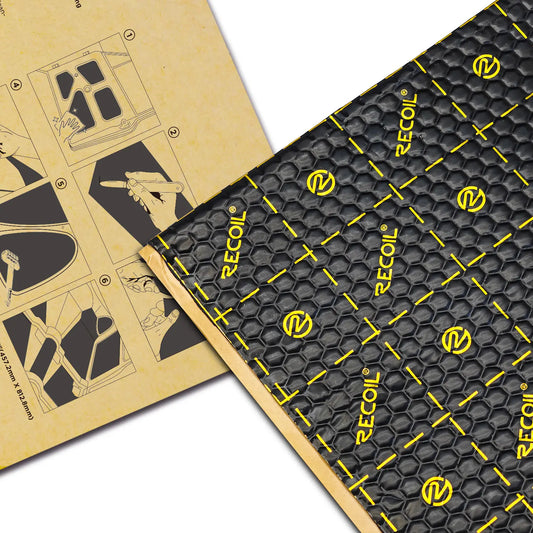Recoil XLBK 9-Sheets Light-Weight Dampening Mats 18"x32"
