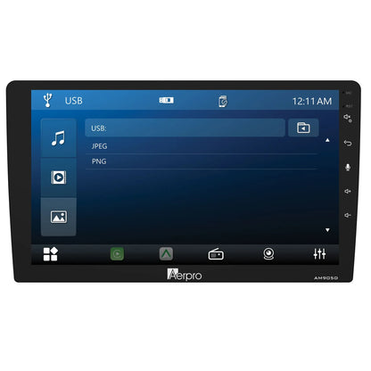 Aerpro AM905D 9" Multimedia Receiver with Wireless Apple CarPlay, Android Auto & DAB+