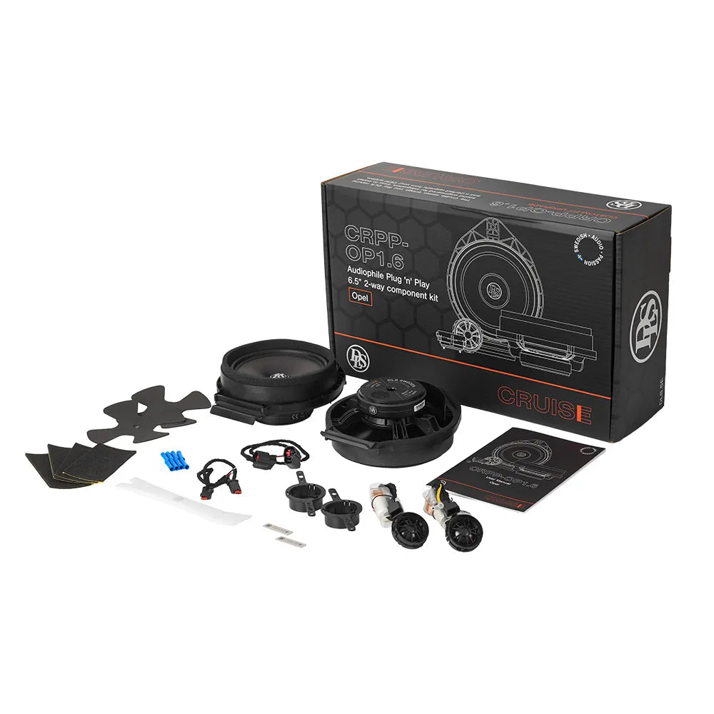 DLS CRPP-OP1.6 Opel 6.5" Custom-Fit Component Speaker Kit