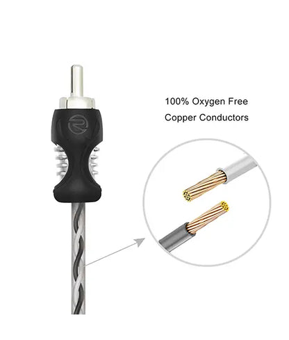 Recoil RCI217 ECHO SERIES RCA interconnect cable 2-CHANNEL 17ft (5M)