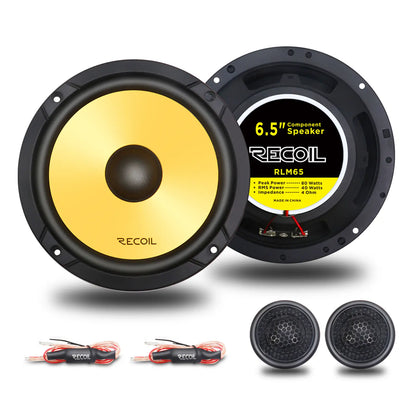 Recoil RLM65 6.5" 2-Way Component Speakers