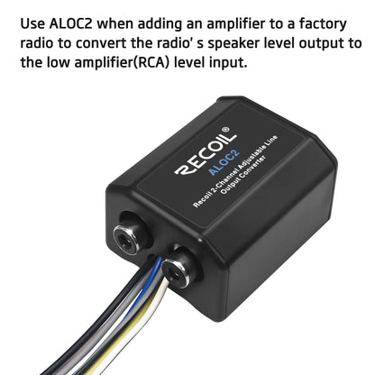Recoil ALOC2 2 Channel Adjustable line output converter