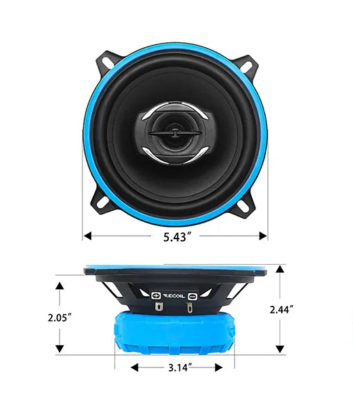 Recoil RCX525 5.25-Inch 2-Way Coaxial Speakers
