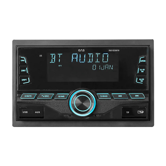 GAS MAD M230-BTN 2DIN Car Stereo Head Unit, BT, AUX, USB, FM, RDS, 14-band EQ