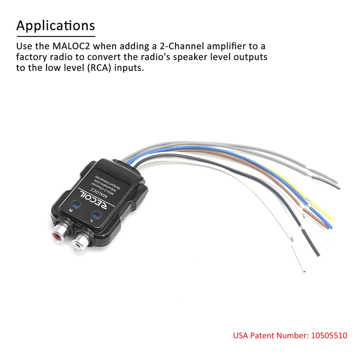 Recoil MALOC2 2-Channel Adjustable Micro Line Output Converter