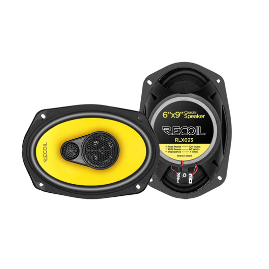 Recoil RLX693 Level-3 Series 2-Way 6X9" Coaxial Speaker