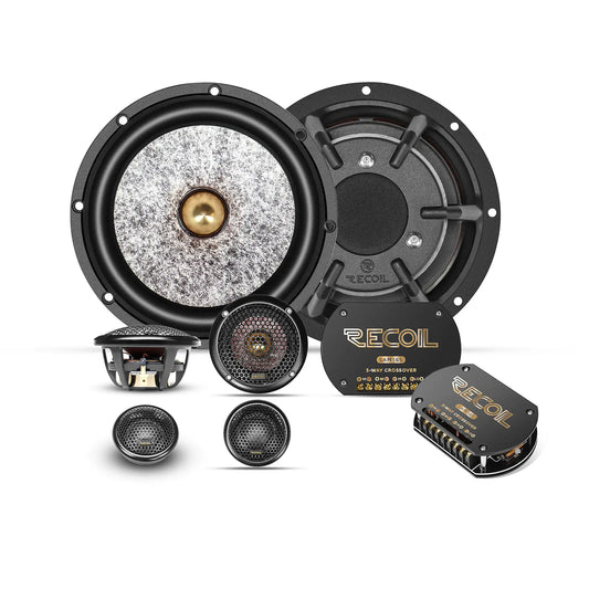Recoil SAM365 L-1 Series 6.5" 3-Way Component Speakers