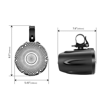 Recoil R4-P Waterproof 4” Speaker Audio Package
