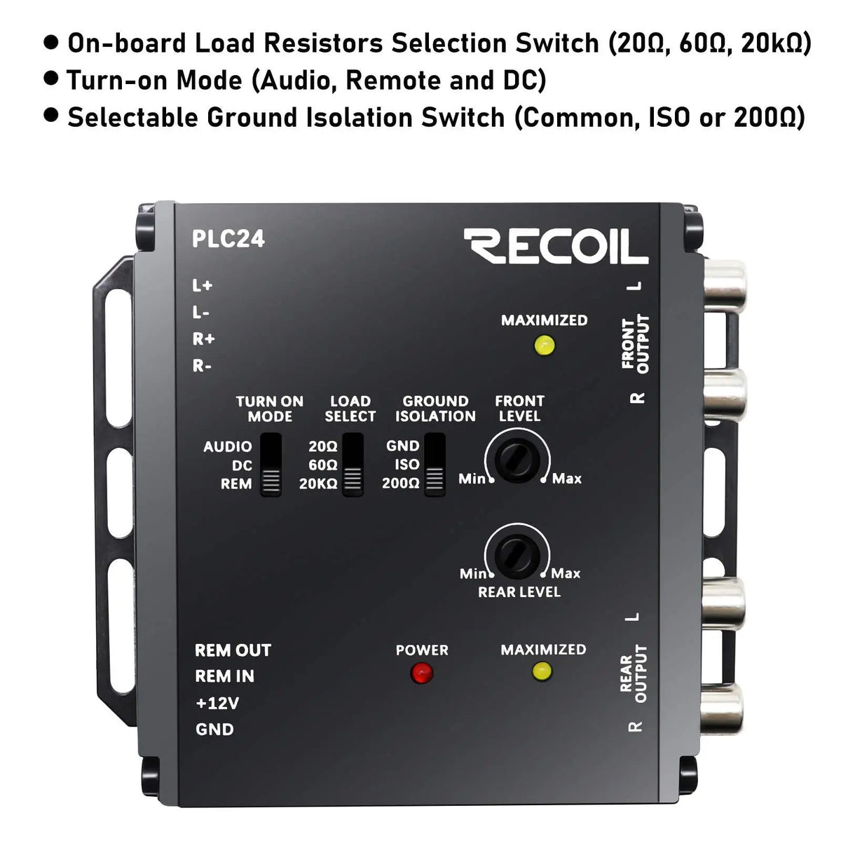 Recoil PLC24 4-CH Line Output Converter