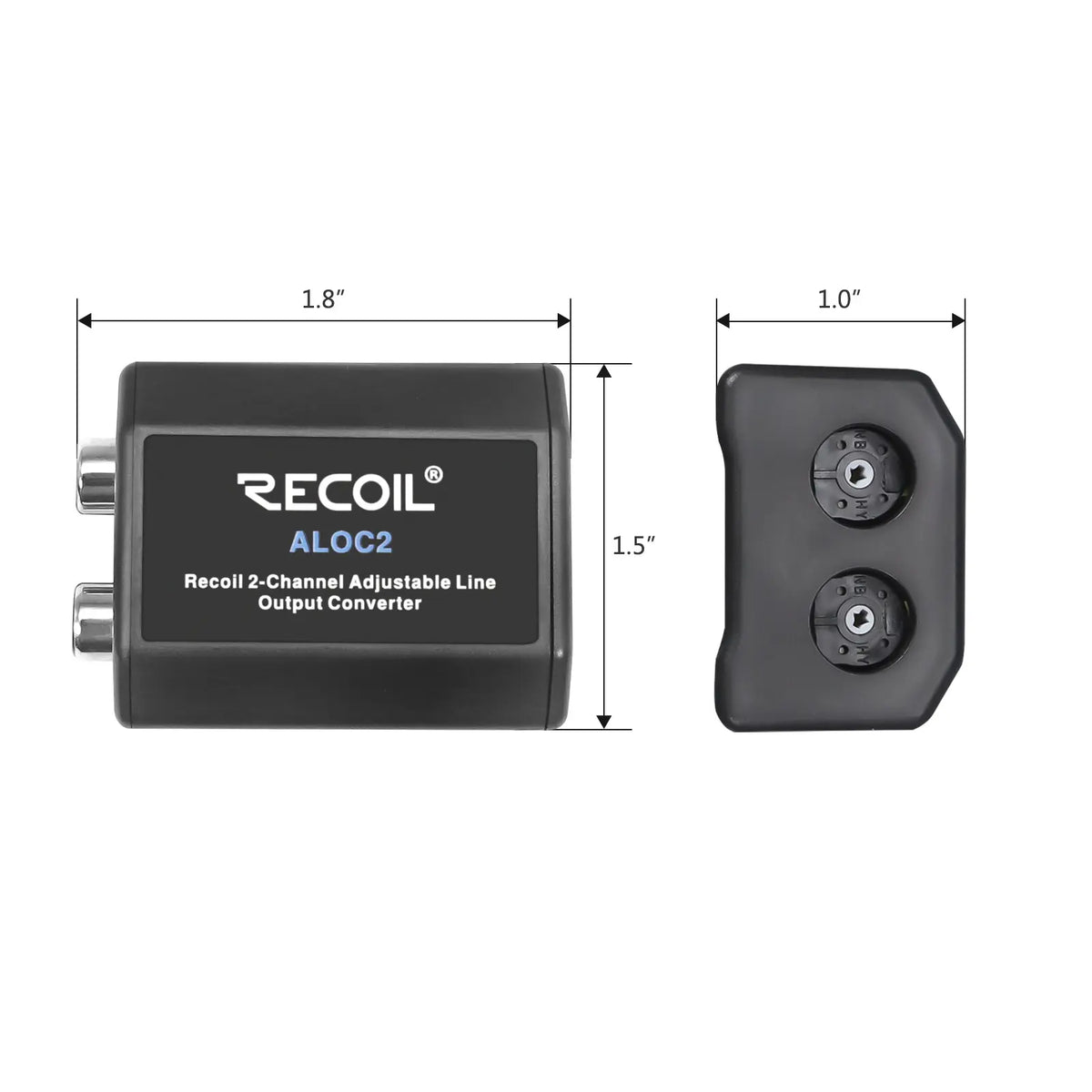 Recoil ALOC2 2 Channel Adjustable line output converter