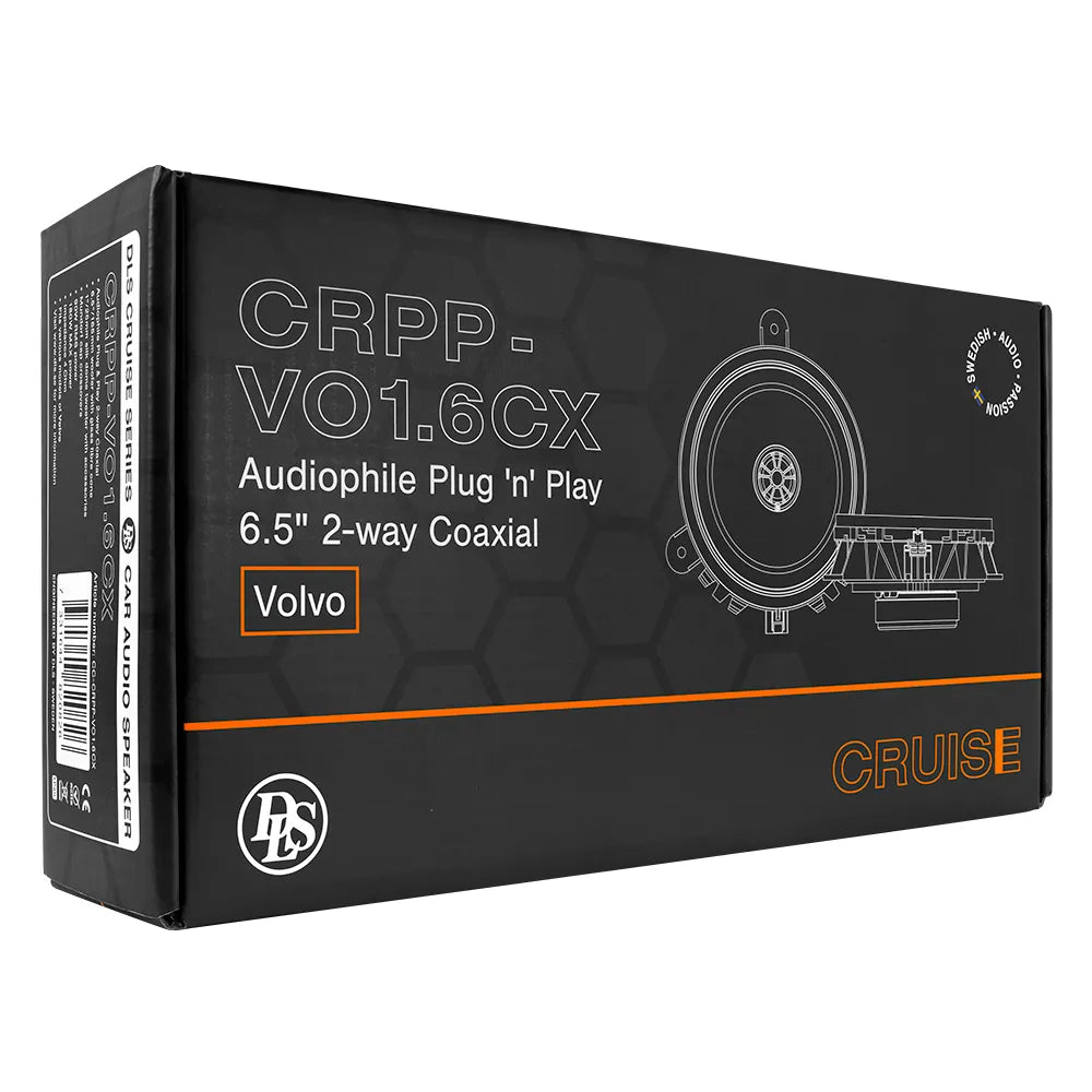 DLS CRPP-VO1.6CX Volvo 6.5" Custom-Fit Coaxial Speaker