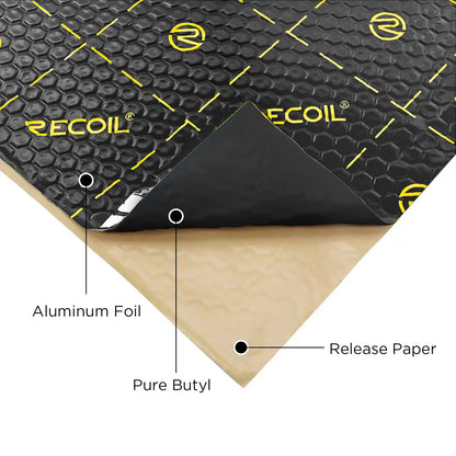 Recoil XLBK 9-Sheets Light-Weight Dampening Mats 18"x32"