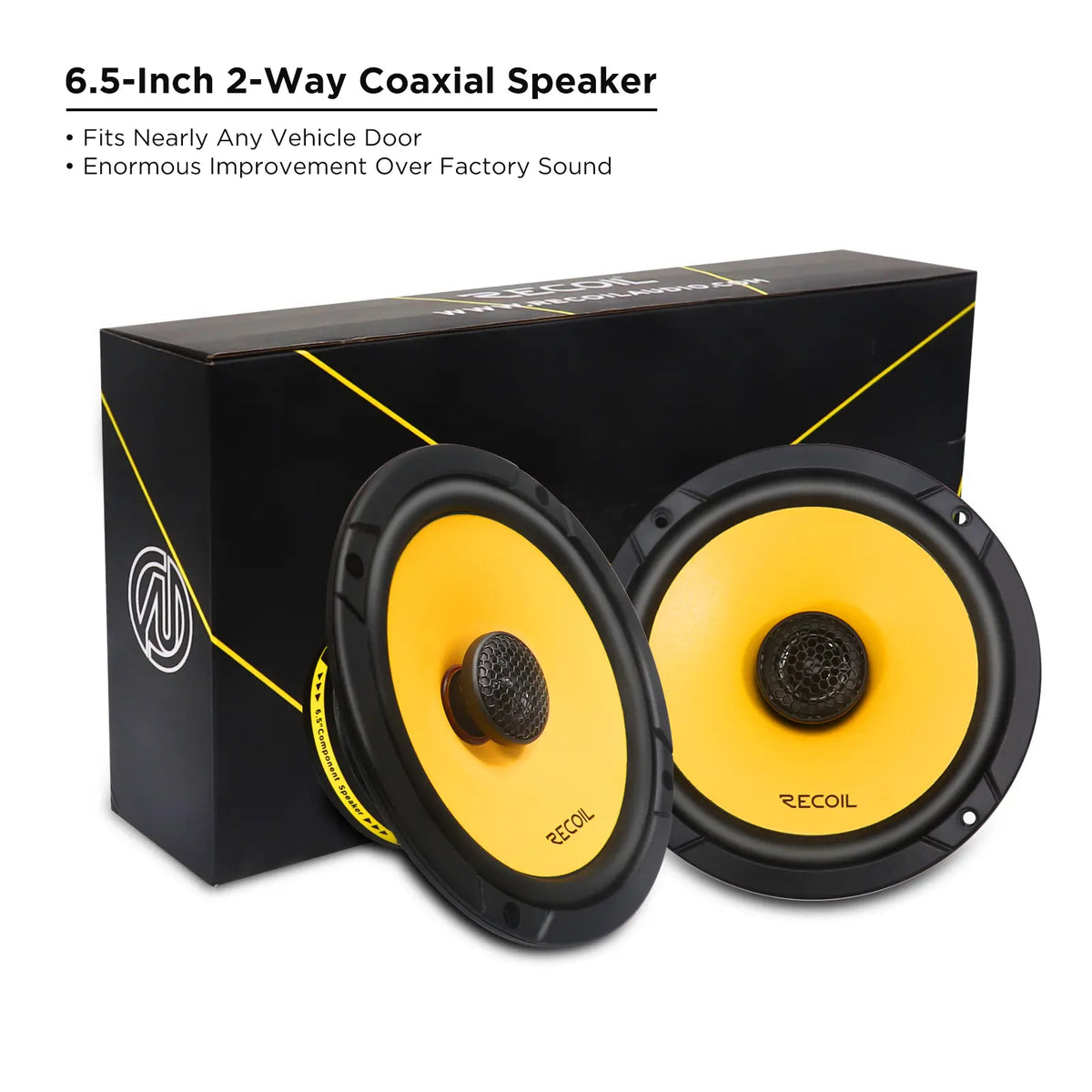 Recoil RLX65 Echo Series 6.5” 2-way full-range coaxial Speaker