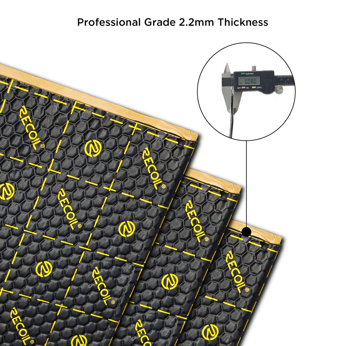 Recoil XLBK 9-Sheets Light-Weight Dampening Mats 18"x32"