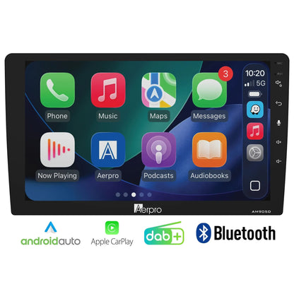 Aerpro AM905D 9" Multimedia Receiver with Wireless Apple CarPlay, Android Auto & DAB+