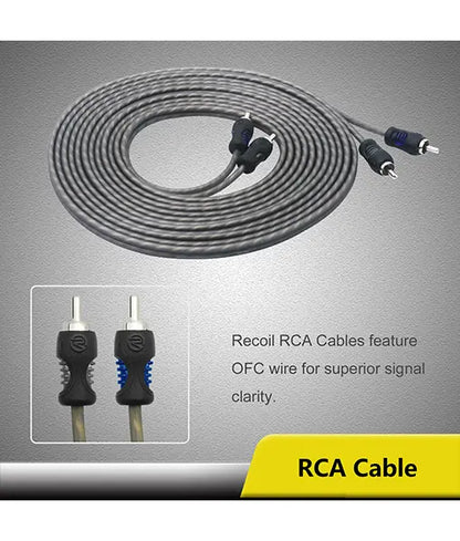 Recoil RCK4 4 AWG 2-CH Amp installation Kit