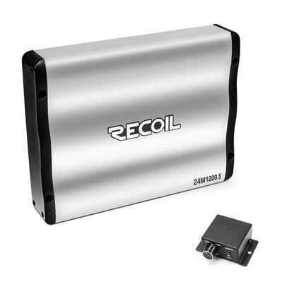 Recoil 24M1200.5 24V 1200 Watts Class-D 5 Channel Amplifier