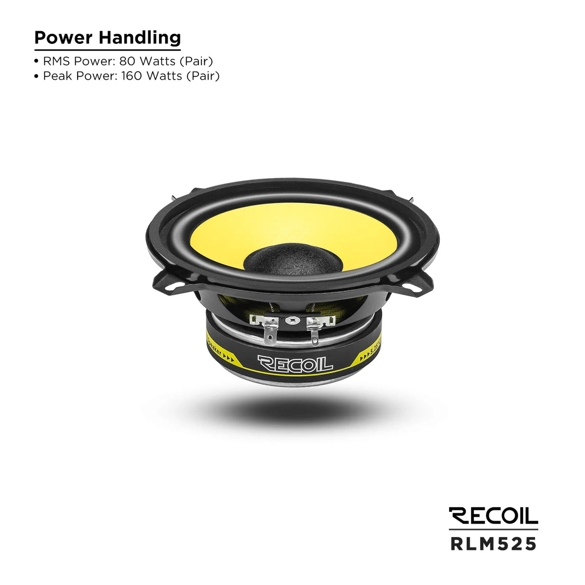 Recoil RLM525 Level-3 Series 5.25" Component Speaker