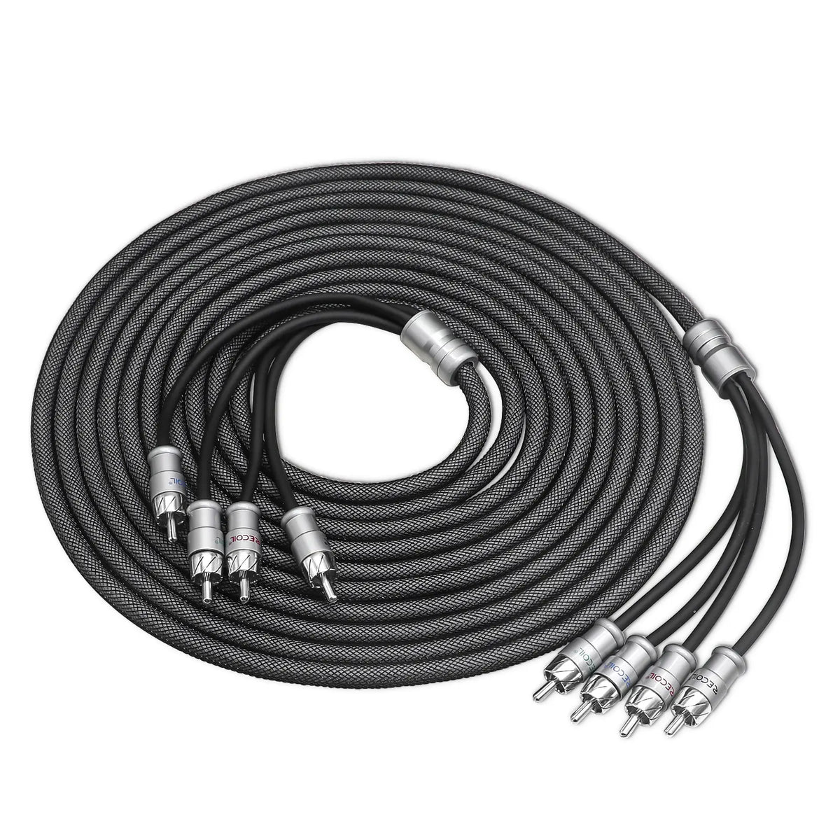 Recoil XI417 ECHO MAX SERIES RCA interconnect cable 4-Channel 17ft (5M)