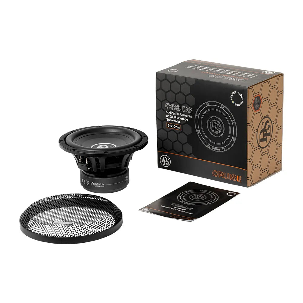 DLS CR8.D2 8" Subwoofer 2+2 Ohm