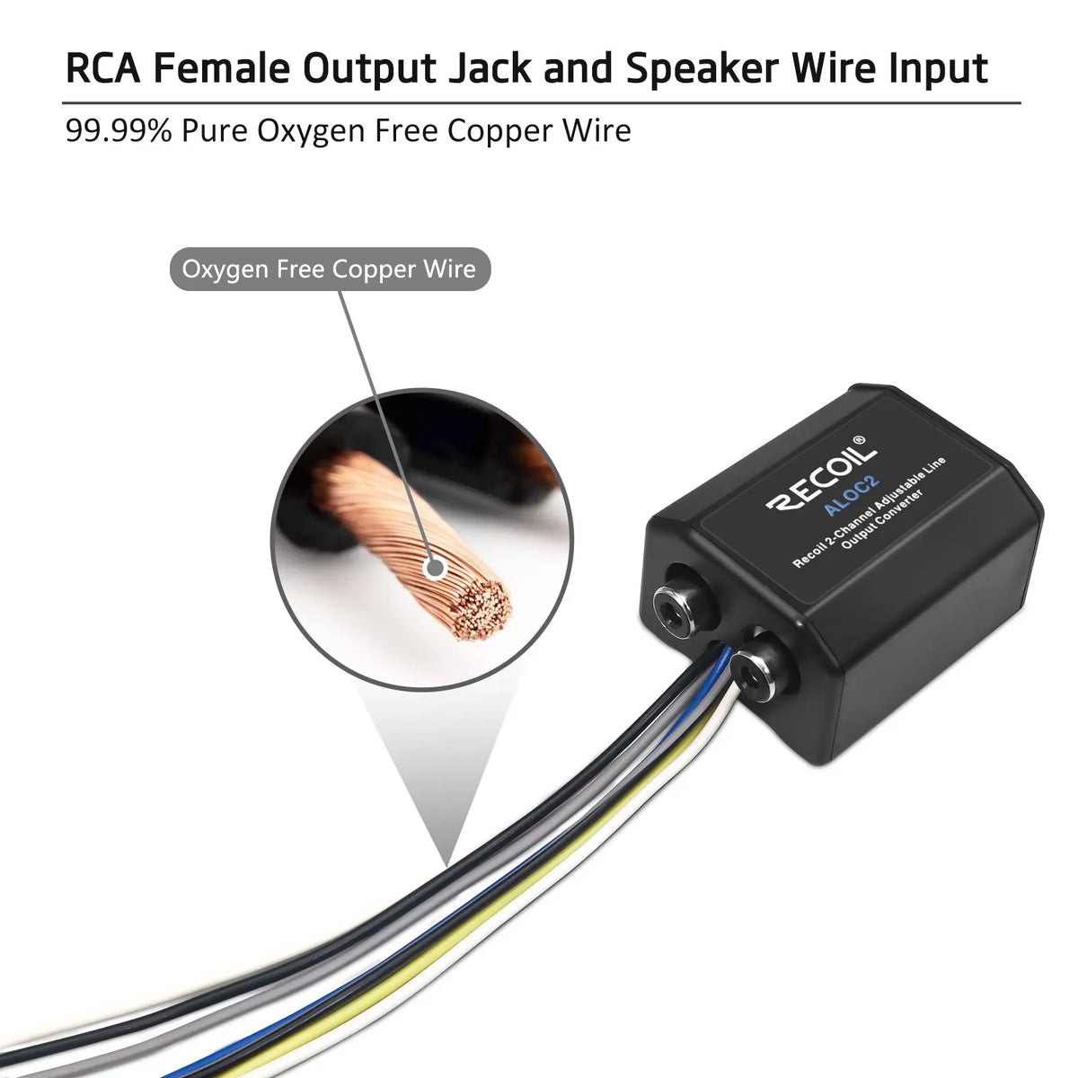 Recoil ALOC2 2 Channel Adjustable line output converter