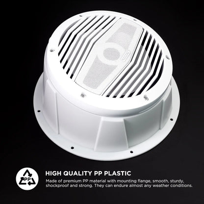 Recoil USP8-W SPEAKER PODS Fits 8” speakers - White (Pair)