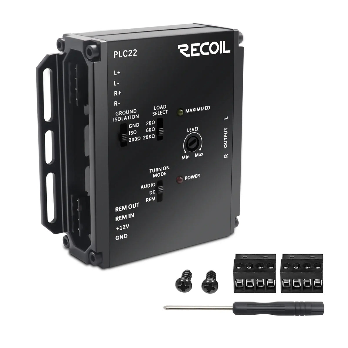 Recoil PLC22 Premium 2-Channel Active Line Output Converter