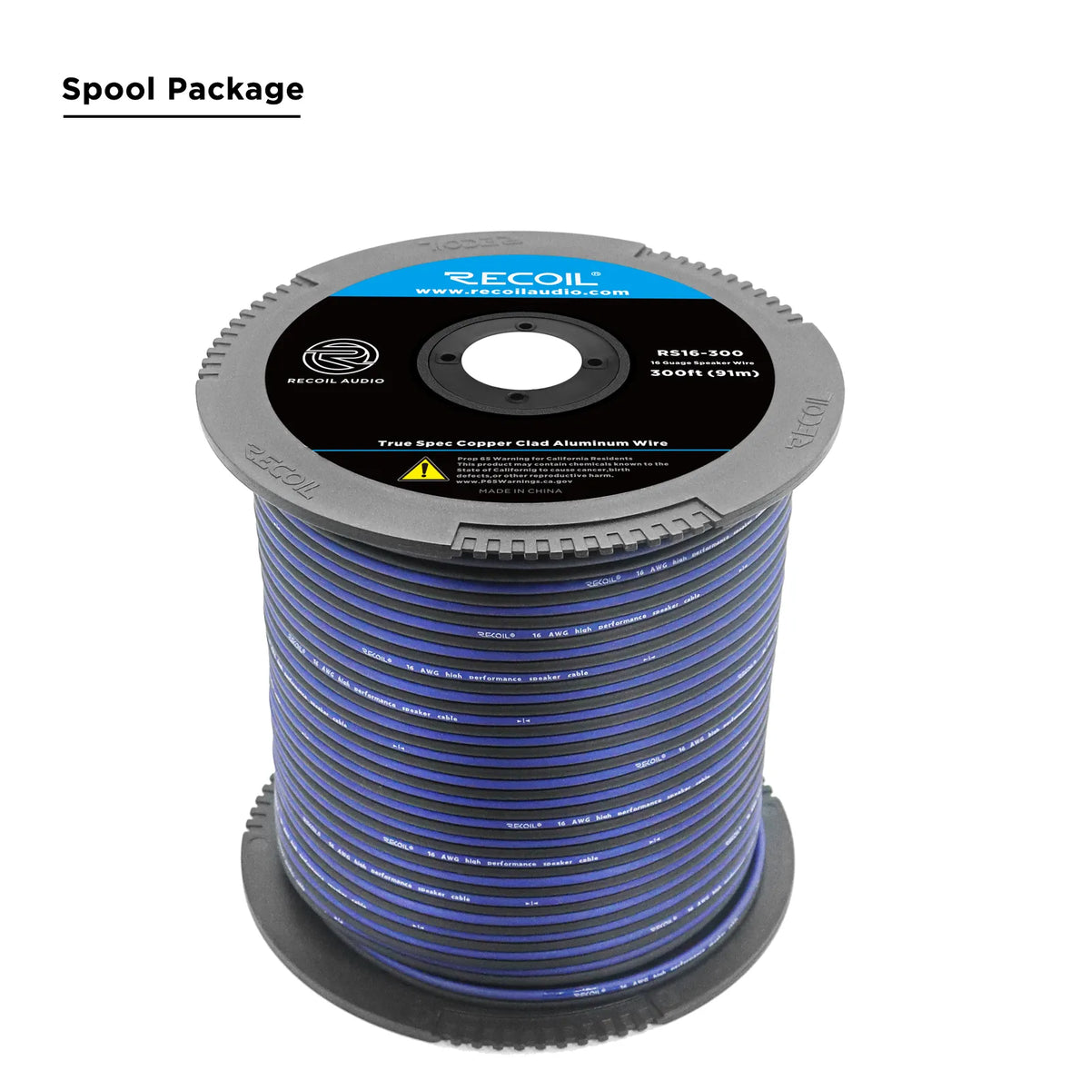 Recoil RS16-300 Echo Series Spool Wire 300 Ft 16 AWG