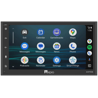 Aerpro AM705 6.8" Multimedia Receiver with Wireless and Wired Apple CarPlay & Android Auto