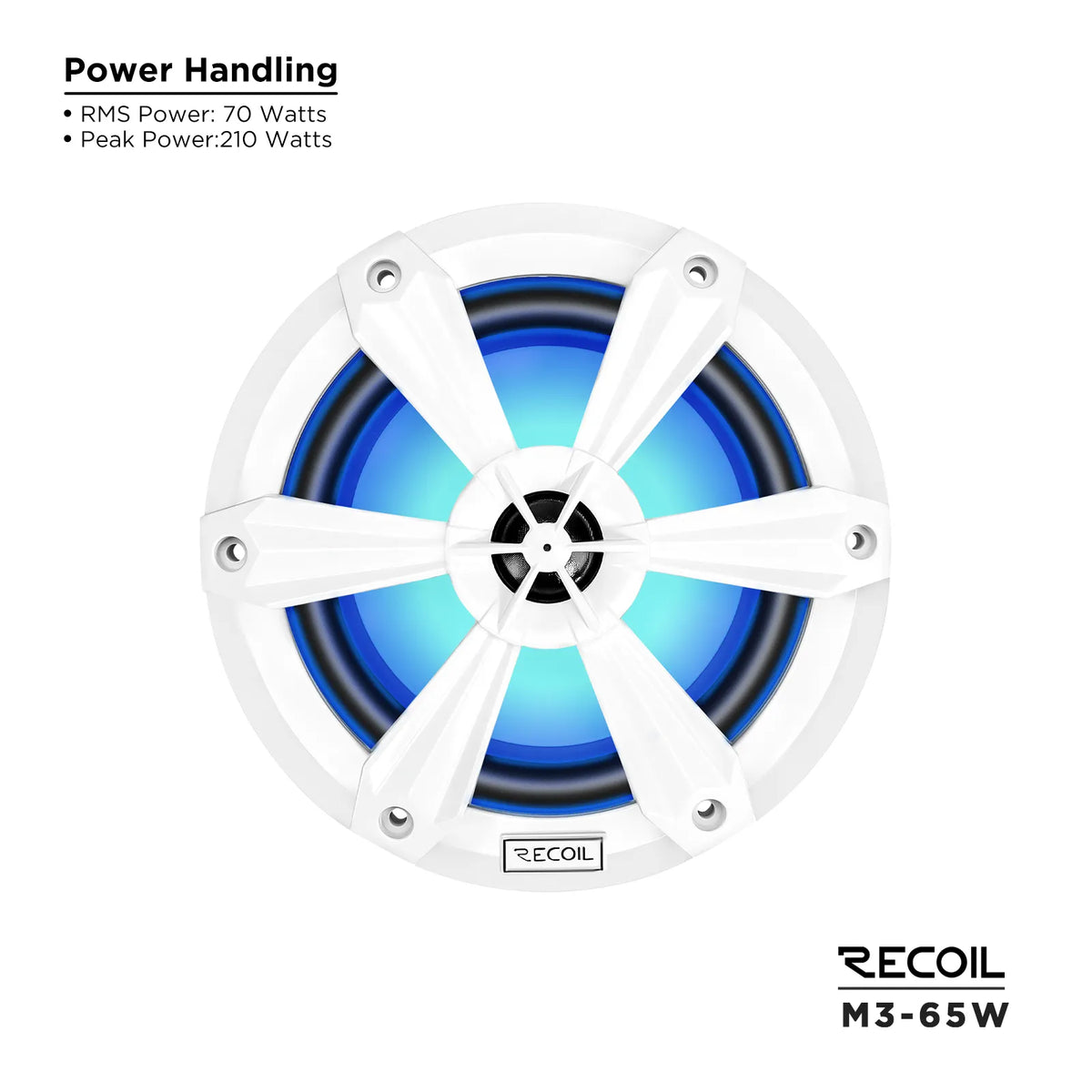 Recoil M3-65W 6.5-Inch Speakers Pods 70W