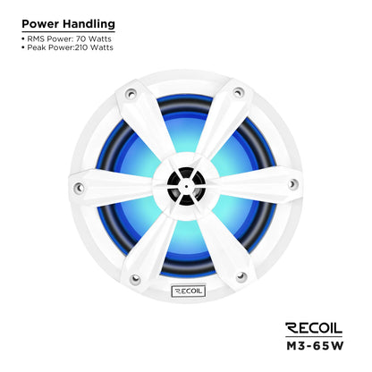 Recoil M3-65W 6.5-Inch Speakers Pods 70W
