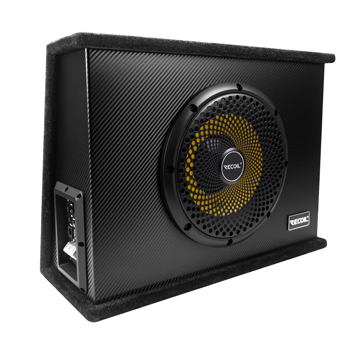 Recoil LAS12 12″ Shallow Active Powered Subwoofer with Built-in Amplifier. Peak 600W