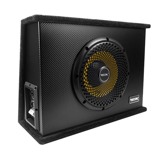 Recoil LAS12 12″ Shallow Active Powered Subwoofer with Built-in Amplifier. Peak 600W