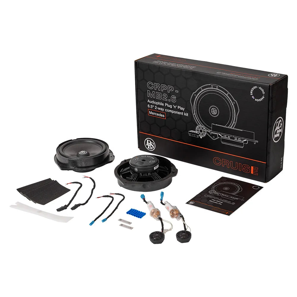 DLS CRPP-MB2.6 Mercedes 6.5" Custom-Fit Component Speaker Kit
