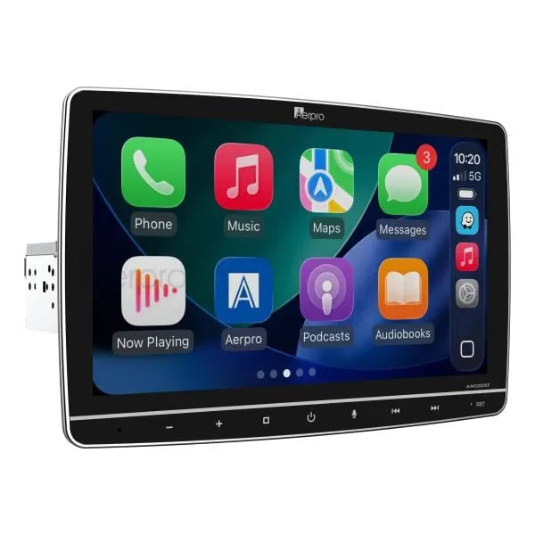 Aerpro AM1005F 10.1" Floating multimedia receiver with wireless apple carplay & android auto