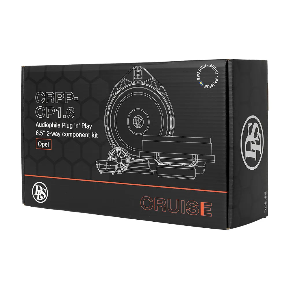 DLS CRPP-OP1.6 Opel 6.5" Custom-Fit Component Speaker Kit