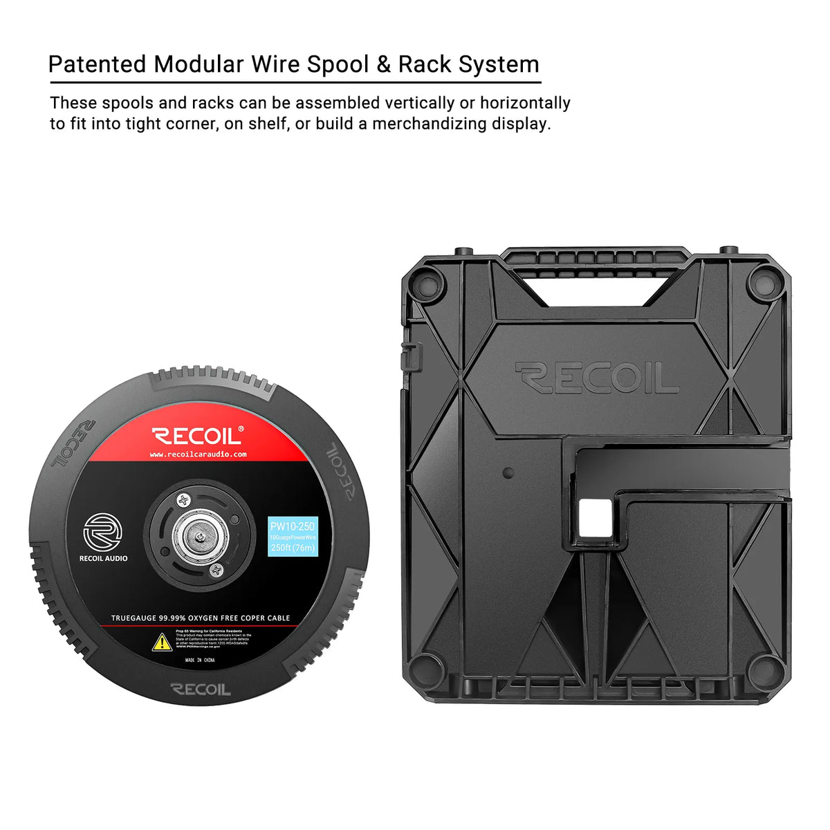 Recoil PG10-250 Echo Pro Series Spool Wire 250 Ft 10 AWG