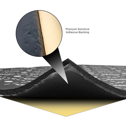 Recoil DA-BK 9-Sheets Foam Dampening Mats 18 x 32"