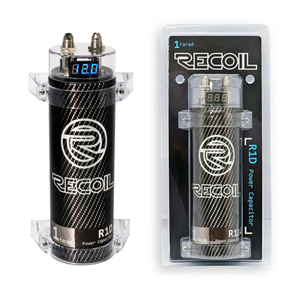 Recoil R1D 1 Farad Cap, Blue Digital Display